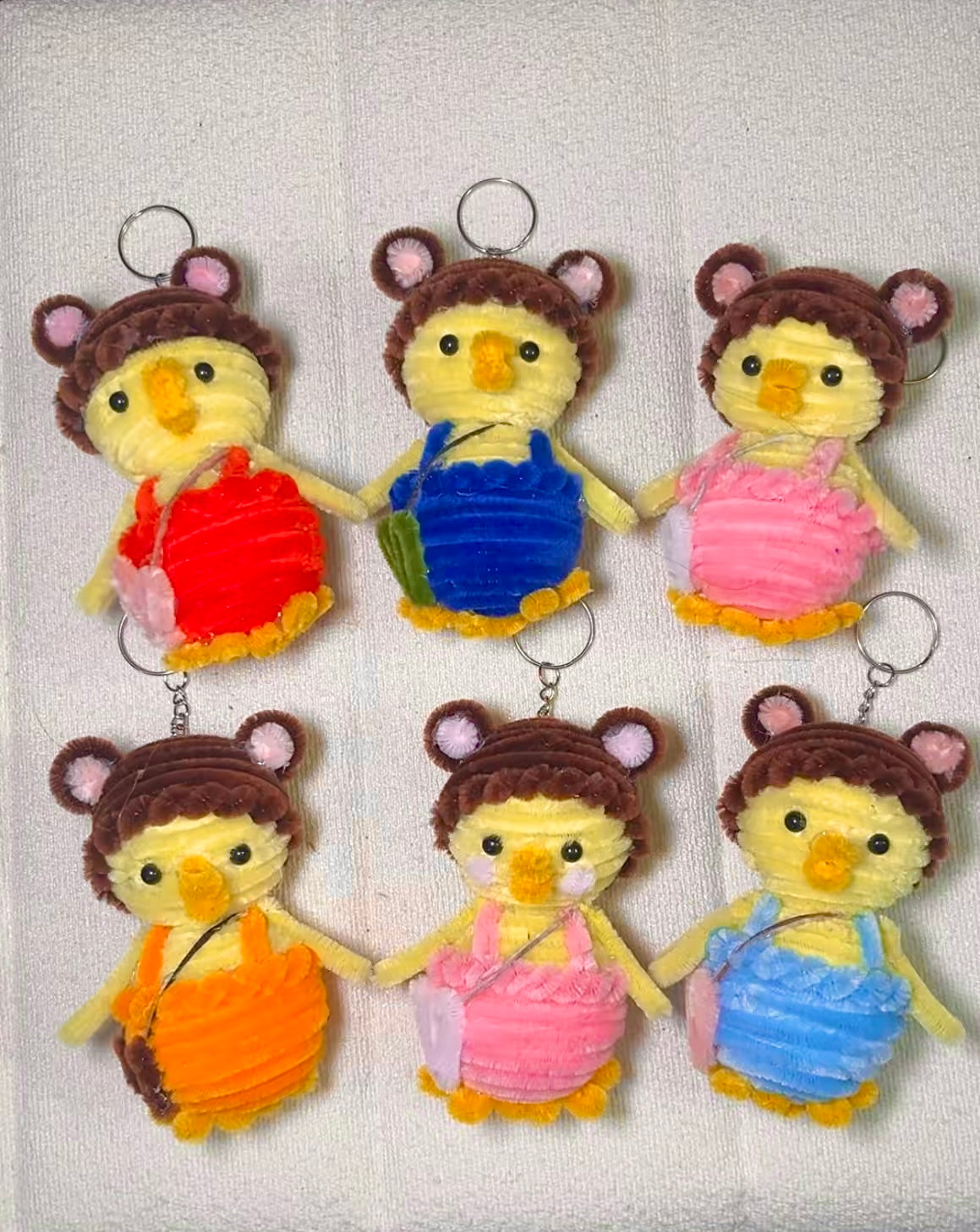 Fancy Ducklings Keychain